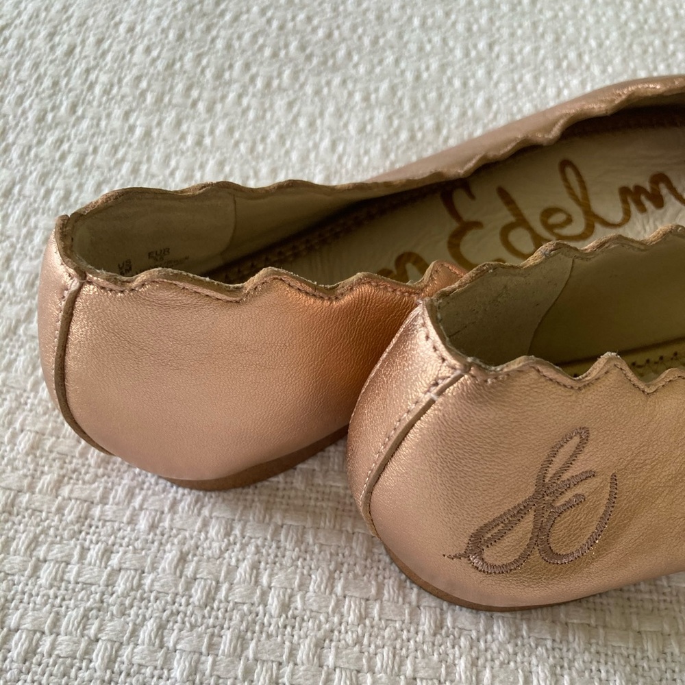 Sam Edelman Francis ballerina flats in Rose gold 5 - Picture 8 of 9